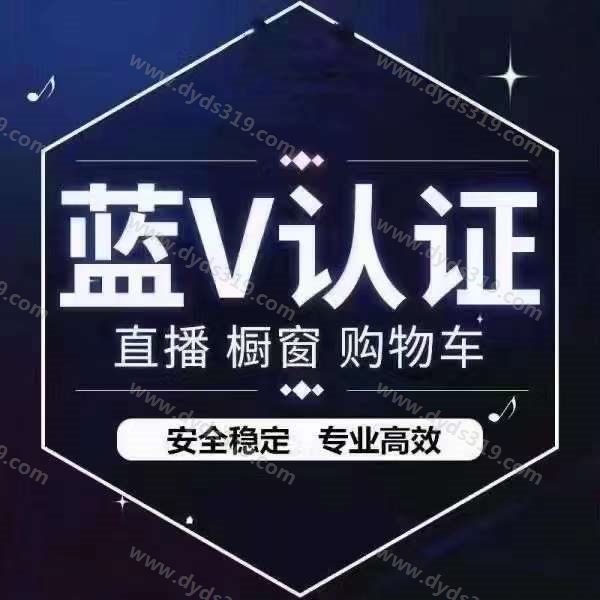 抖音蓝V包资料，0粉，扫秒开认证 (3)